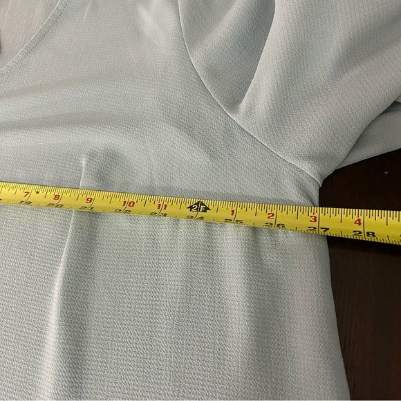 NWT Modcloth V-neck Top Bubble Sleeve Swingy Relaxed Textured Sea Green Sz 3X - Picture 12 of 12